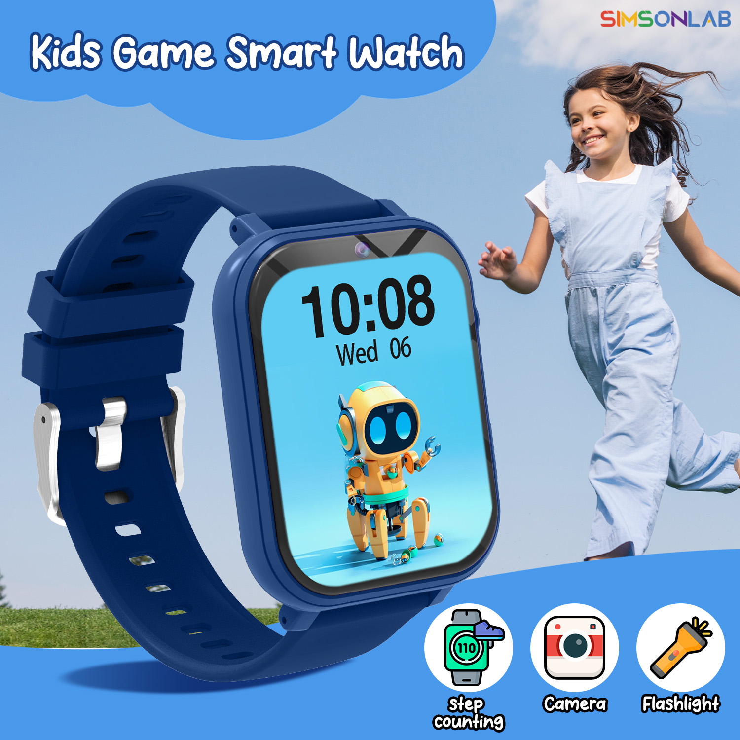 Moments Watches & Jewelry Vaughan Mills - Kids Smart Watch Games Camera Flashlight