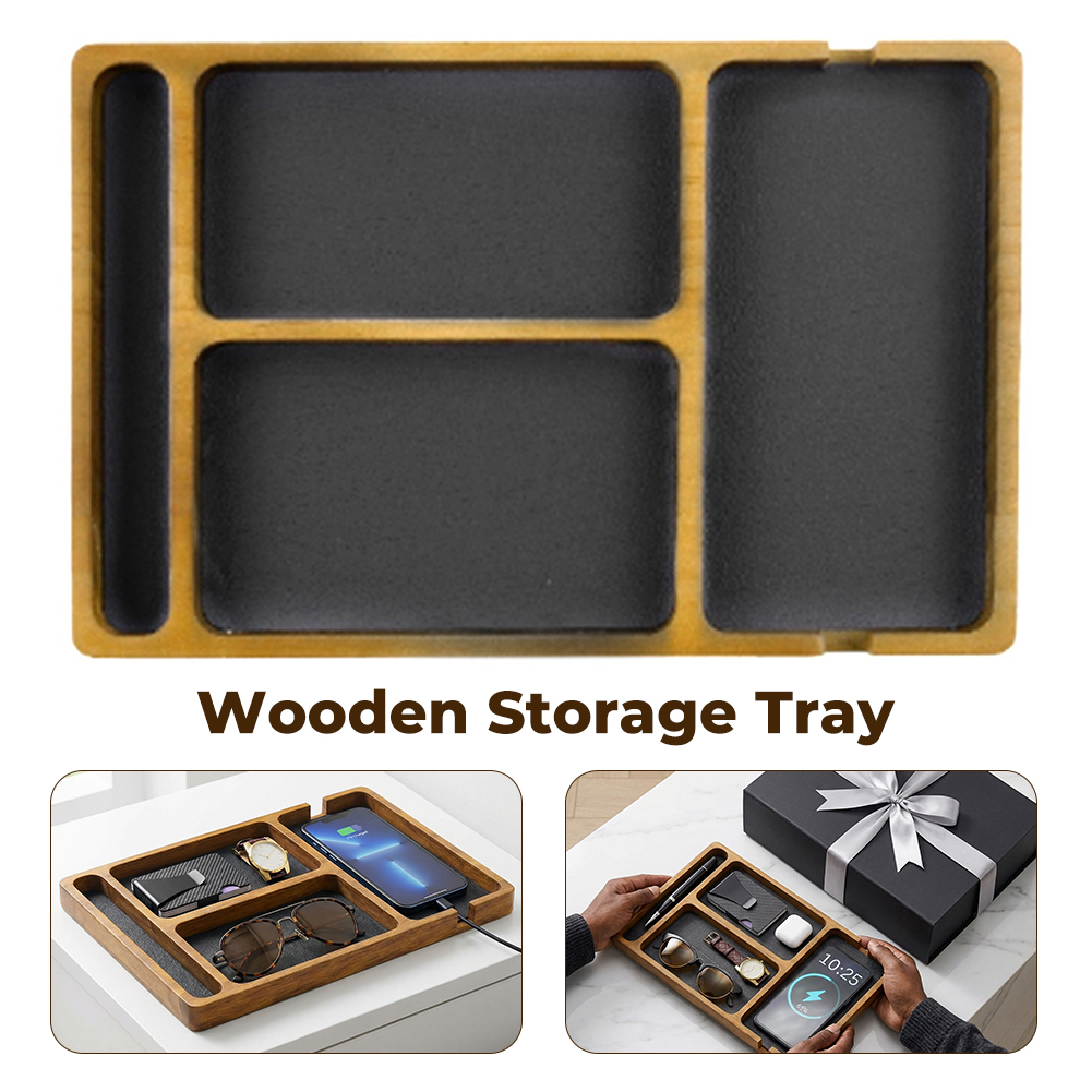 Jewelry Essentials Watches - Nightstand & Desk Organizer for Men