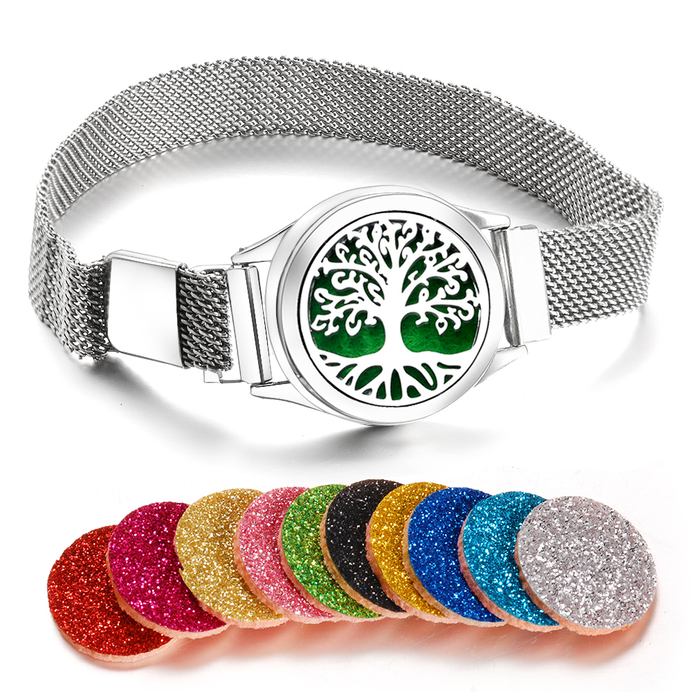 Jewelry Essentials Watches - High Quality Tree of Life Aromatherapy