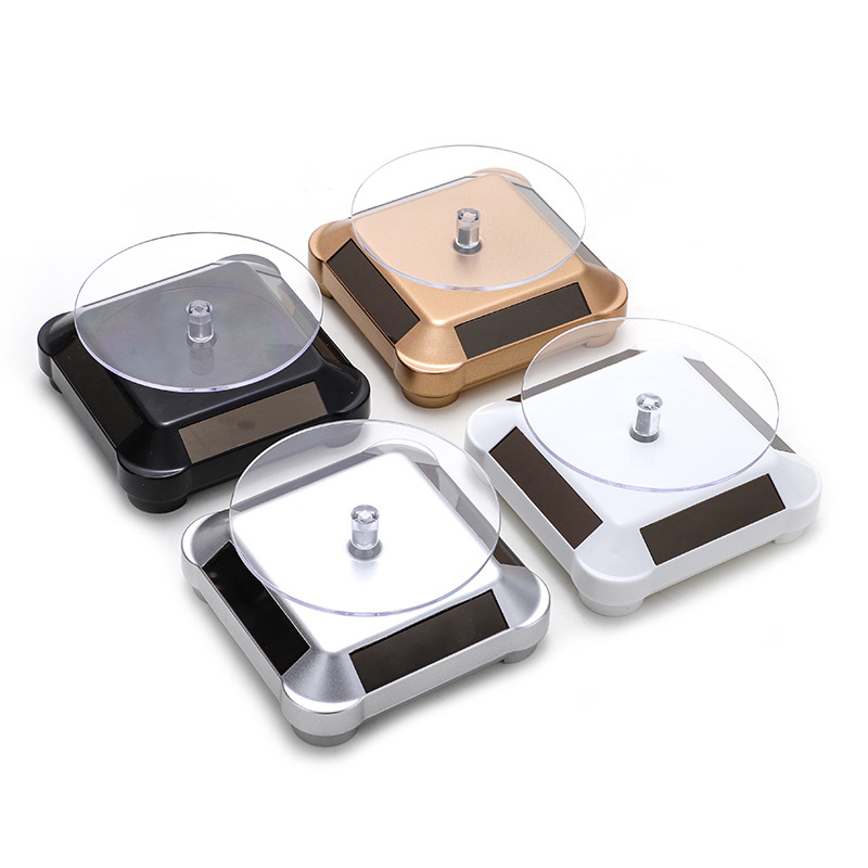 Jewelry Organizer Watches - Solar Showcase 360 Automatic Rotating Turntable