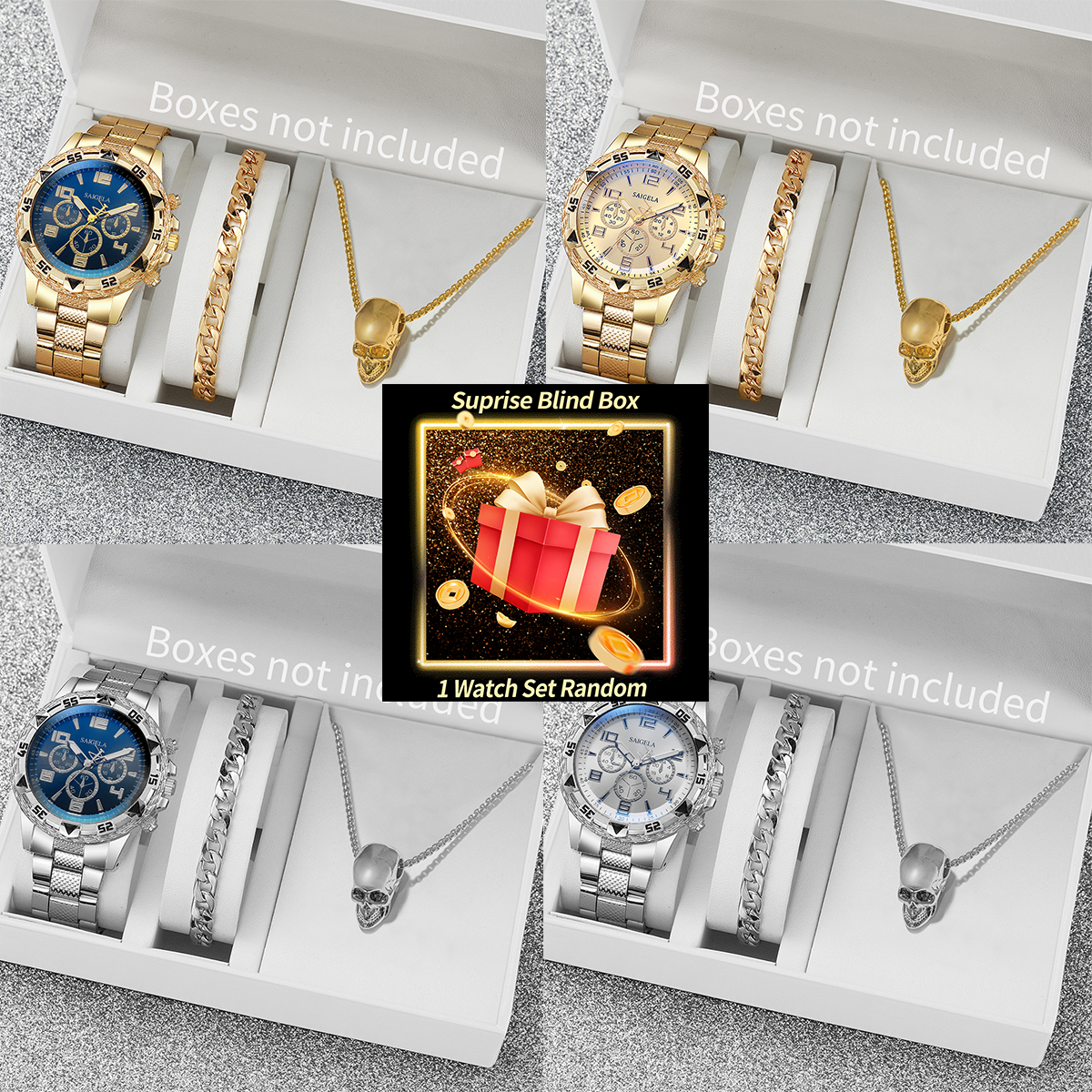 Jewelry For Watches - Surprise Mystery Watch Set Blind Box-3PCS/Set