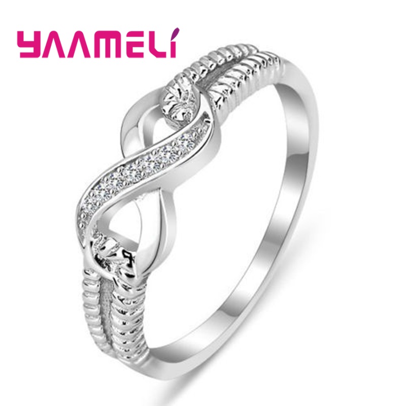 Statement Cocktail Ring - Sweet Bowknot Infinity Love Letter 8
