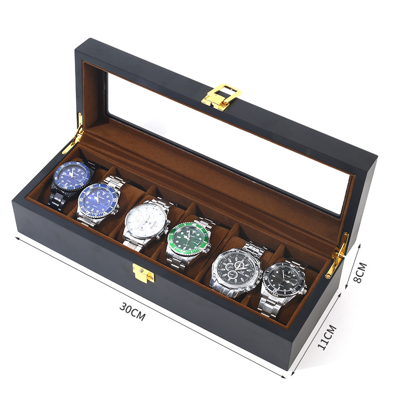 6/10/12 Grids Luxury Handmade  - Jewelry Box That Holds Watches 리뷰 및 가격