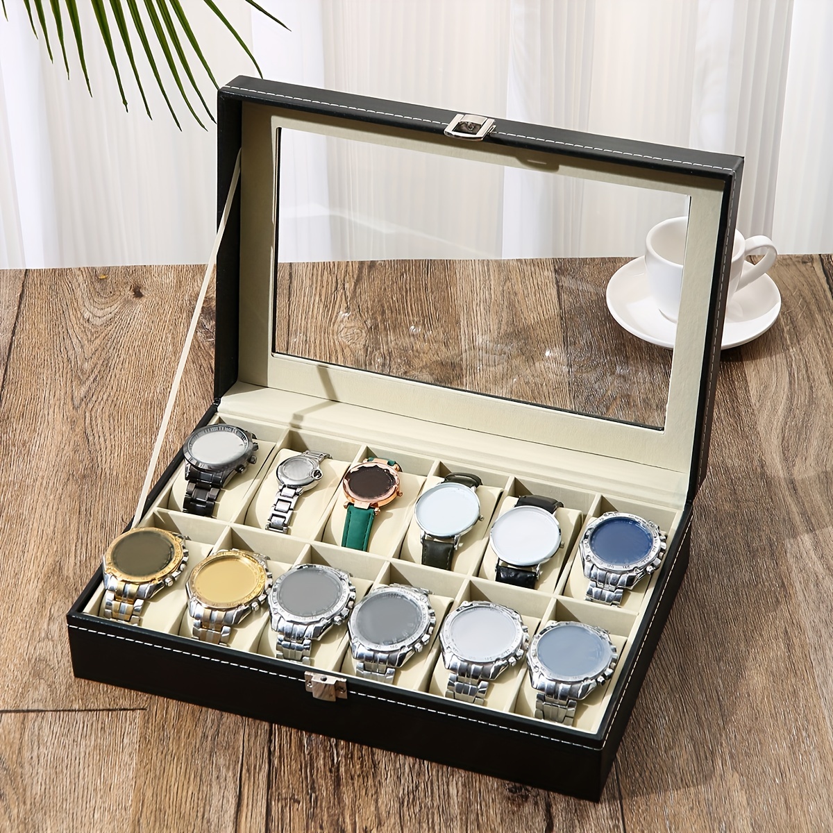 A Faux Leather Watch Storage B - Jewelry Box That Holds Watches 리뷰 및 가격