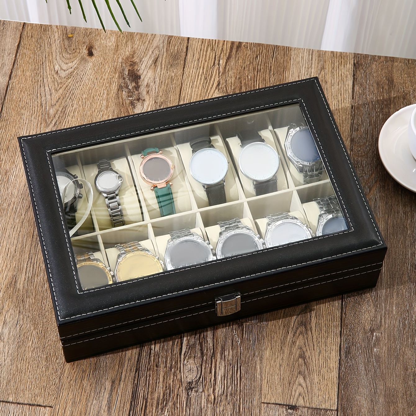 A Faux Leather Watch Storage B - Jewelry Box That Holds Watches 리뷰 및 가격