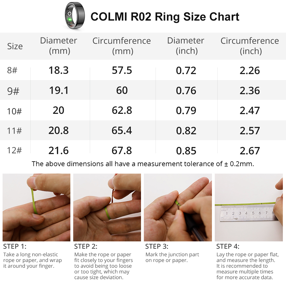 [2024 ] COLMI R02 Smart Ring M - Titanium Steel Ring 리뷰 및 가격