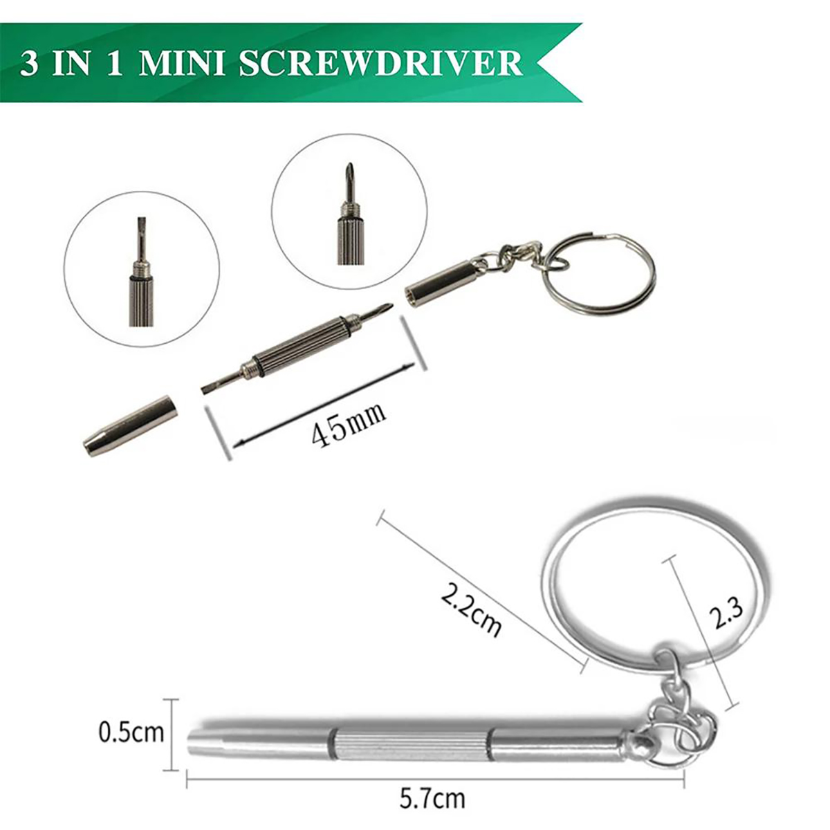 1/2PCS Precision 3 in1 Screwdr - Jewelry Watches Repair 리뷰 및 가격