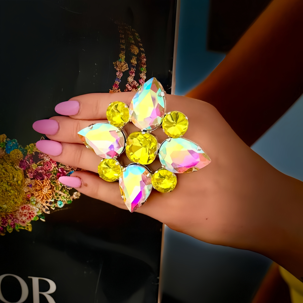 Stonefans Crystal Statement Op - Statement Cocktail Ring 리뷰 및 가격