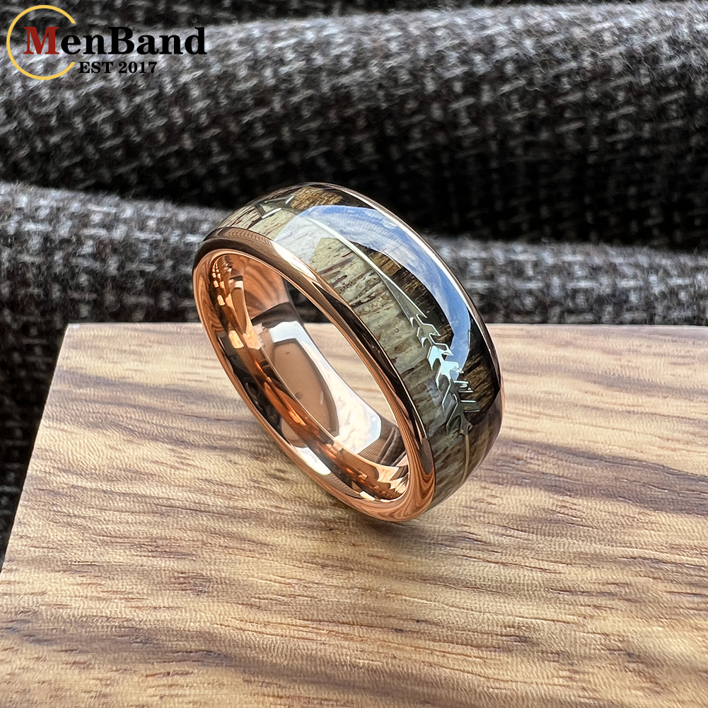 MenBand 6/8MM Koa Zebra Wood A - Statement Cocktail Ring 리뷰 및 가격