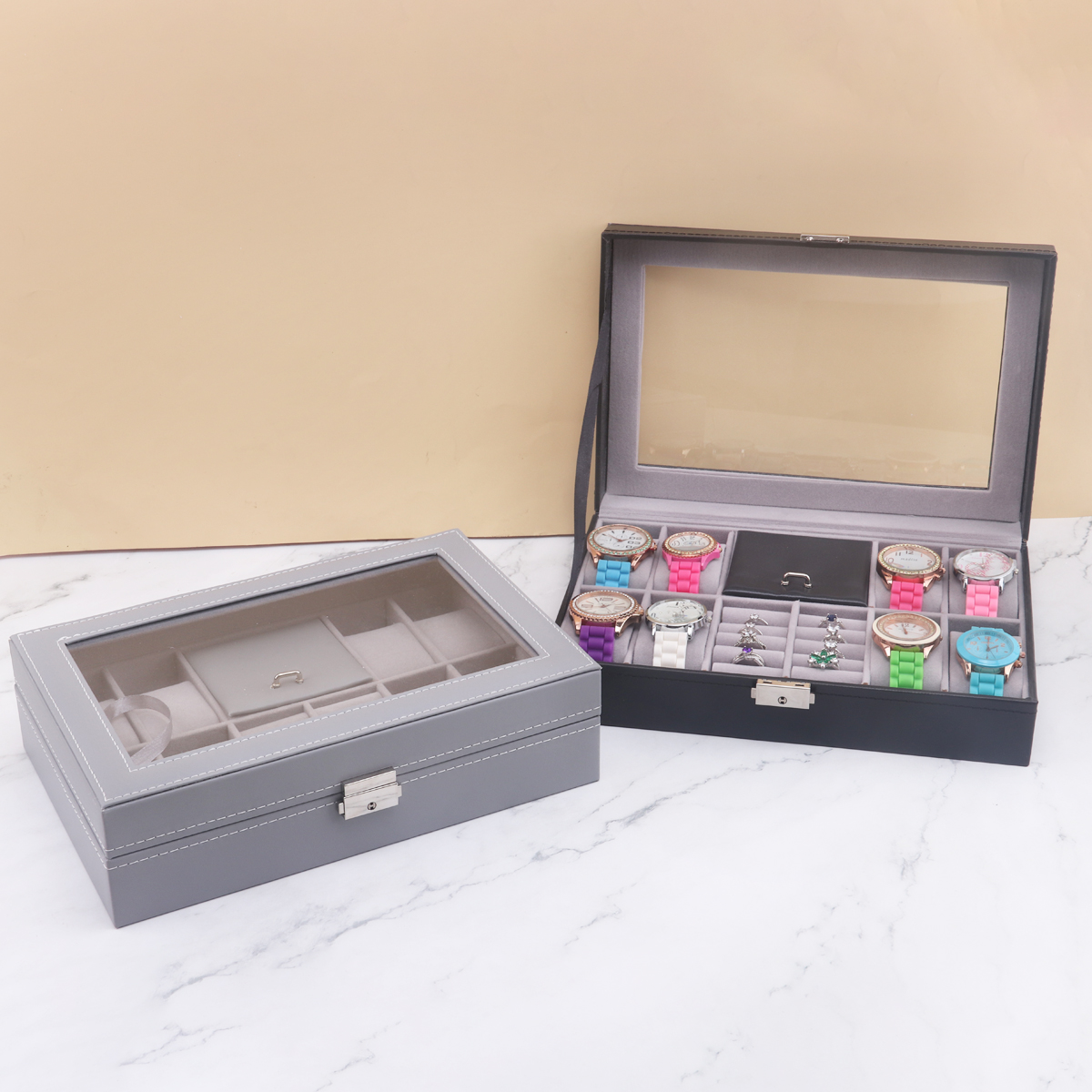 8-grid light luxury watch and  - Jewelry Box That Holds Watches 리뷰 및 가격
