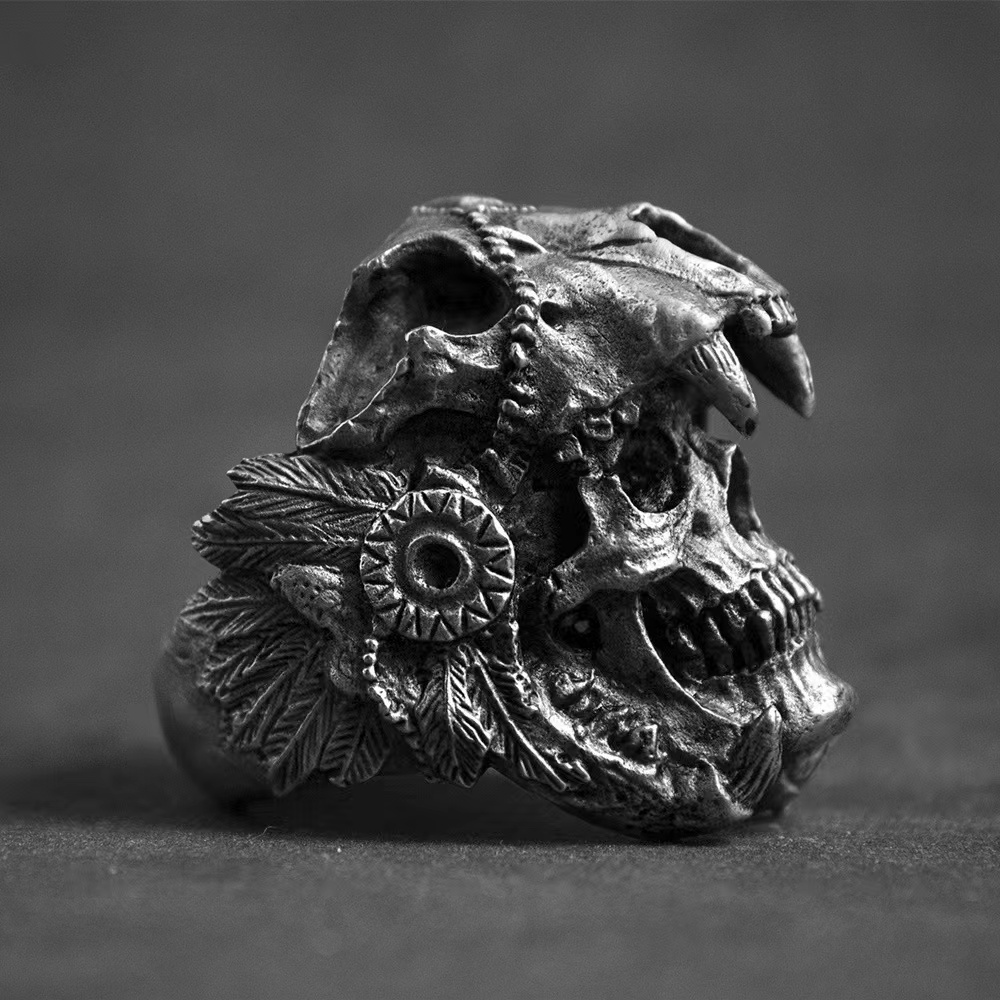 Skull Ring Men and Women Perso - Gothic Skull Ring 리뷰 및 가격