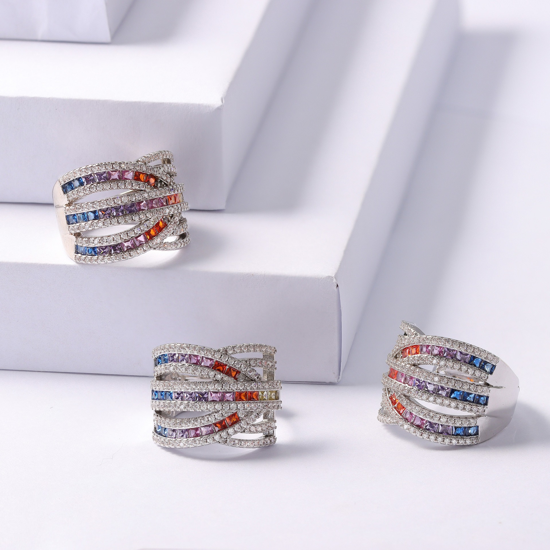 Colorful Ring for Women sparli - Eve Jewelry & Watches Distribuidor Oficial Rolex Buenos Aires 리뷰 및 가격