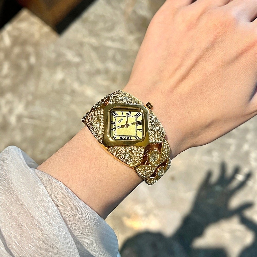 New Diamond Inlaid Bracelet Wa - Jewelry Watches Brands 리뷰 및 가격