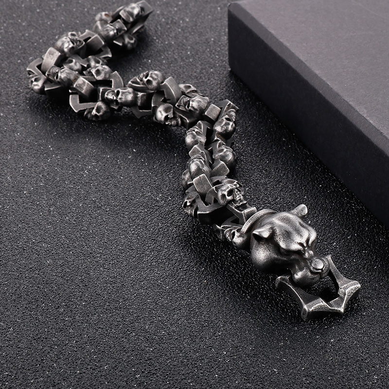 Fongten Skull Tiger Bracelet f - Gothic Skull Ring 리뷰 및 가격