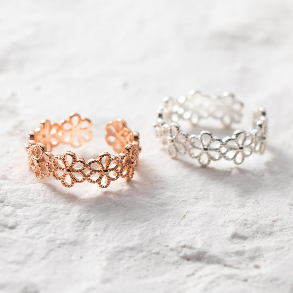 925 Sterling Silver Hollowed F - Statement Cocktail Ring 리뷰 및 가격