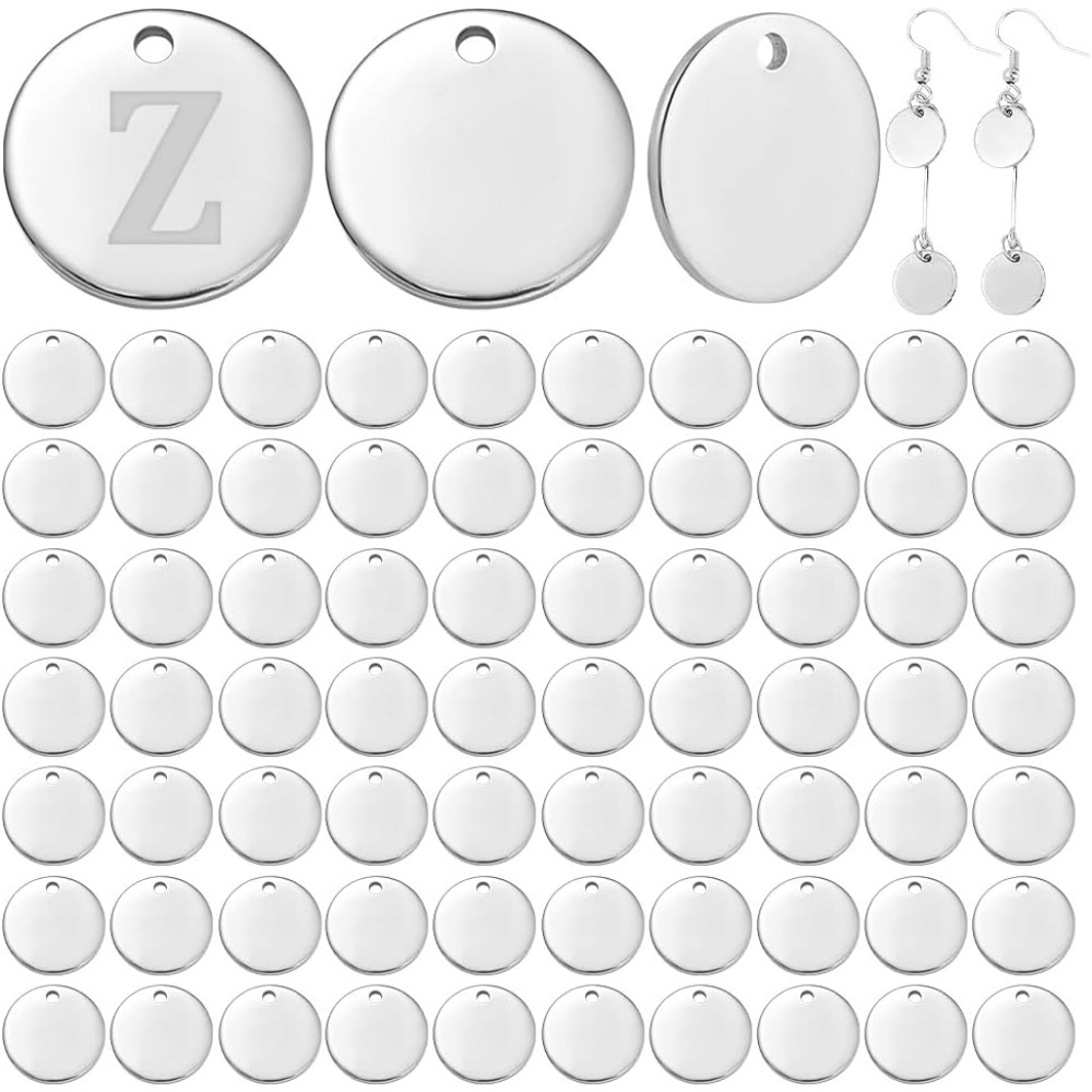 100pcs 12mm 304 Stainless Stee - Engraved Name Necklace 리뷰 및 가격