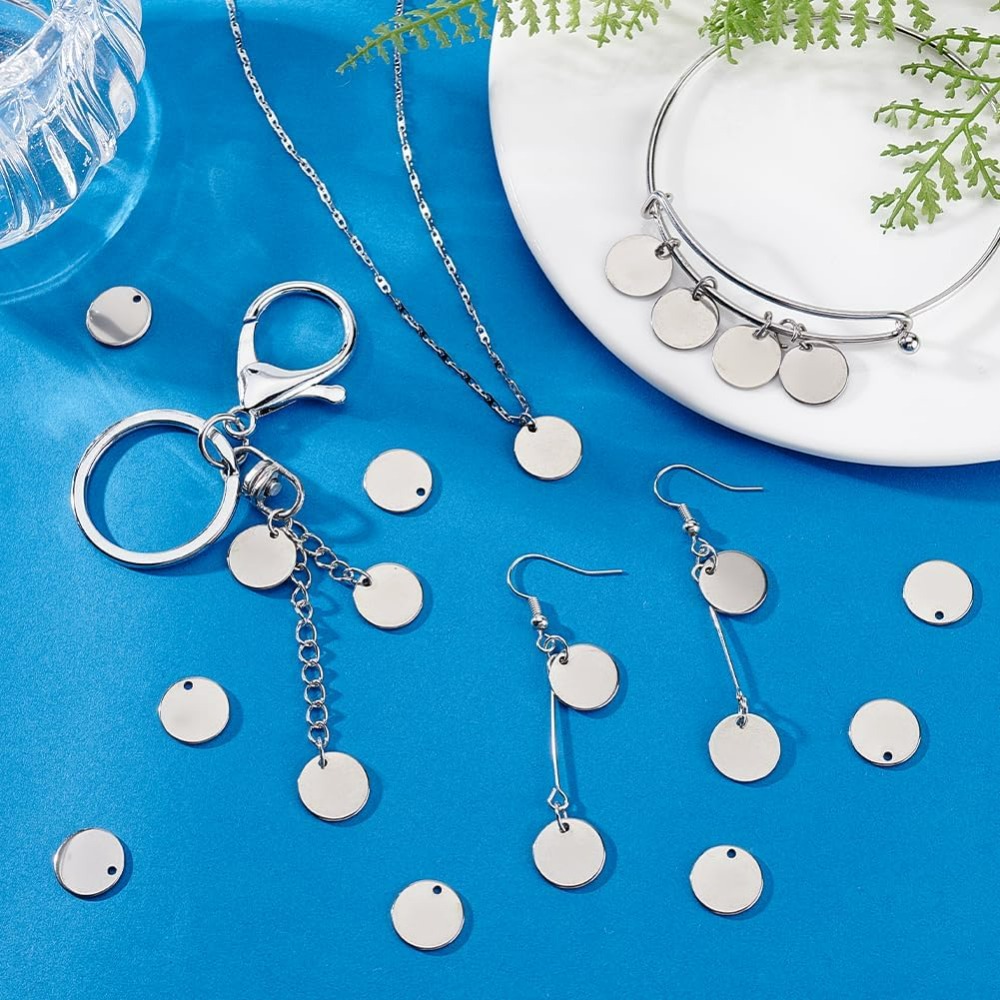 100pcs 12mm 304 Stainless Stee - Engraved Name Necklace 리뷰 및 가격