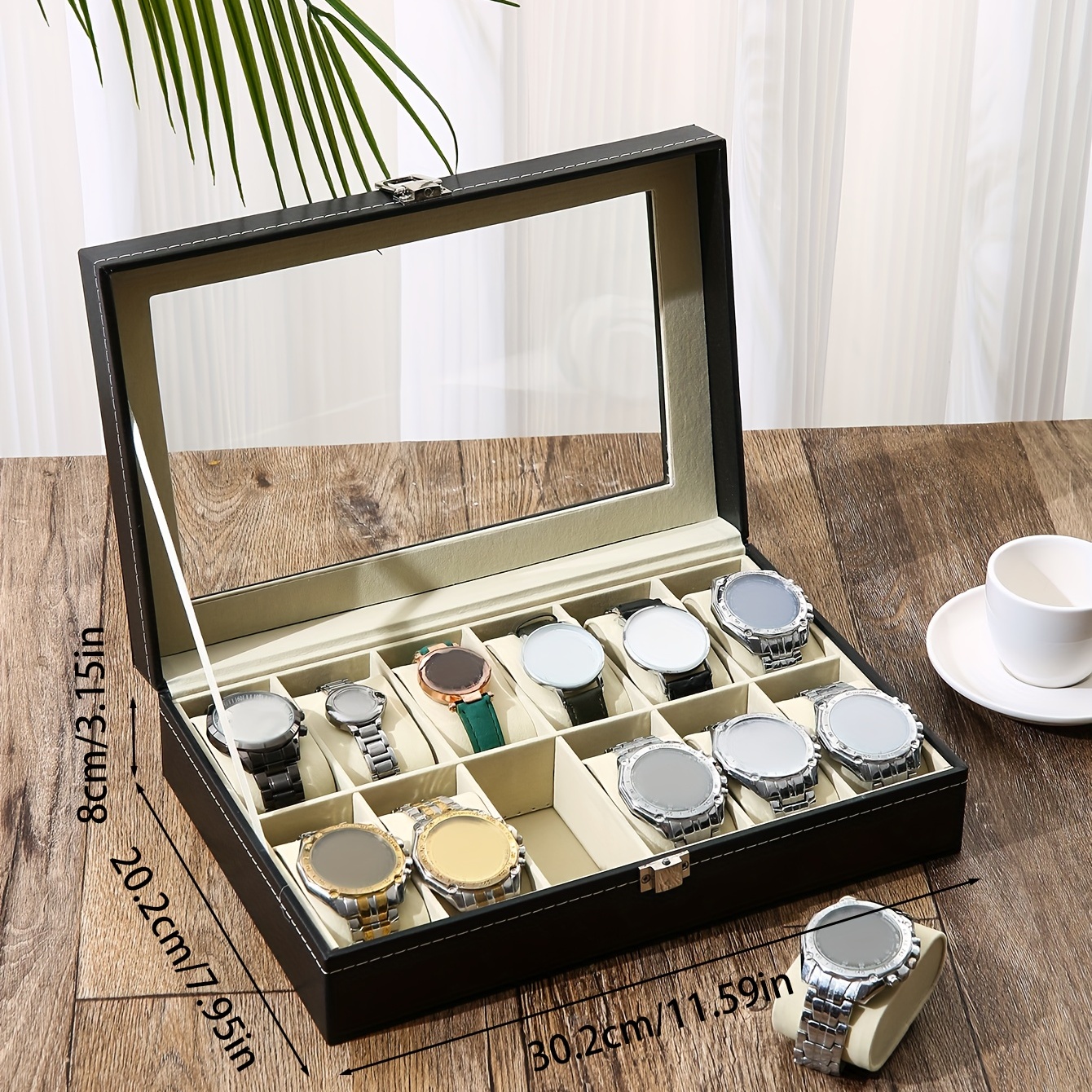 A Faux Leather Watch Storage B - Jewelry Box That Holds Watches 리뷰 및 가격