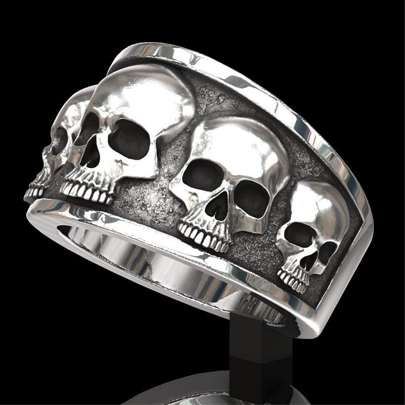 New Hot Selling Classic Stainl - Gothic Skull Ring 리뷰 및 가격