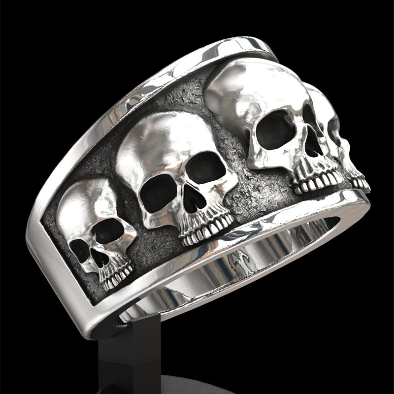 New Hot Selling Classic Stainl - Gothic Skull Ring 리뷰 및 가격