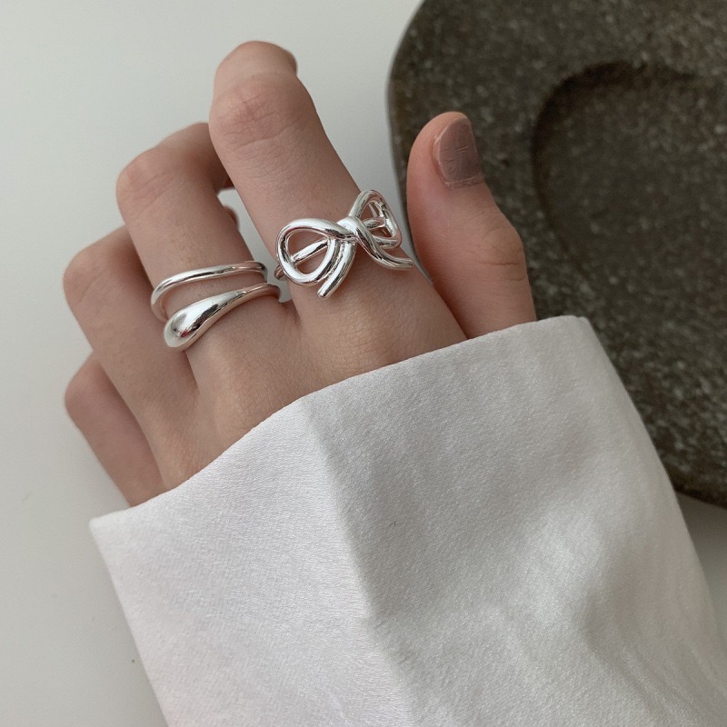 925 Sterling Silver Simple Rin - Statement Cocktail Ring 리뷰 및 가격