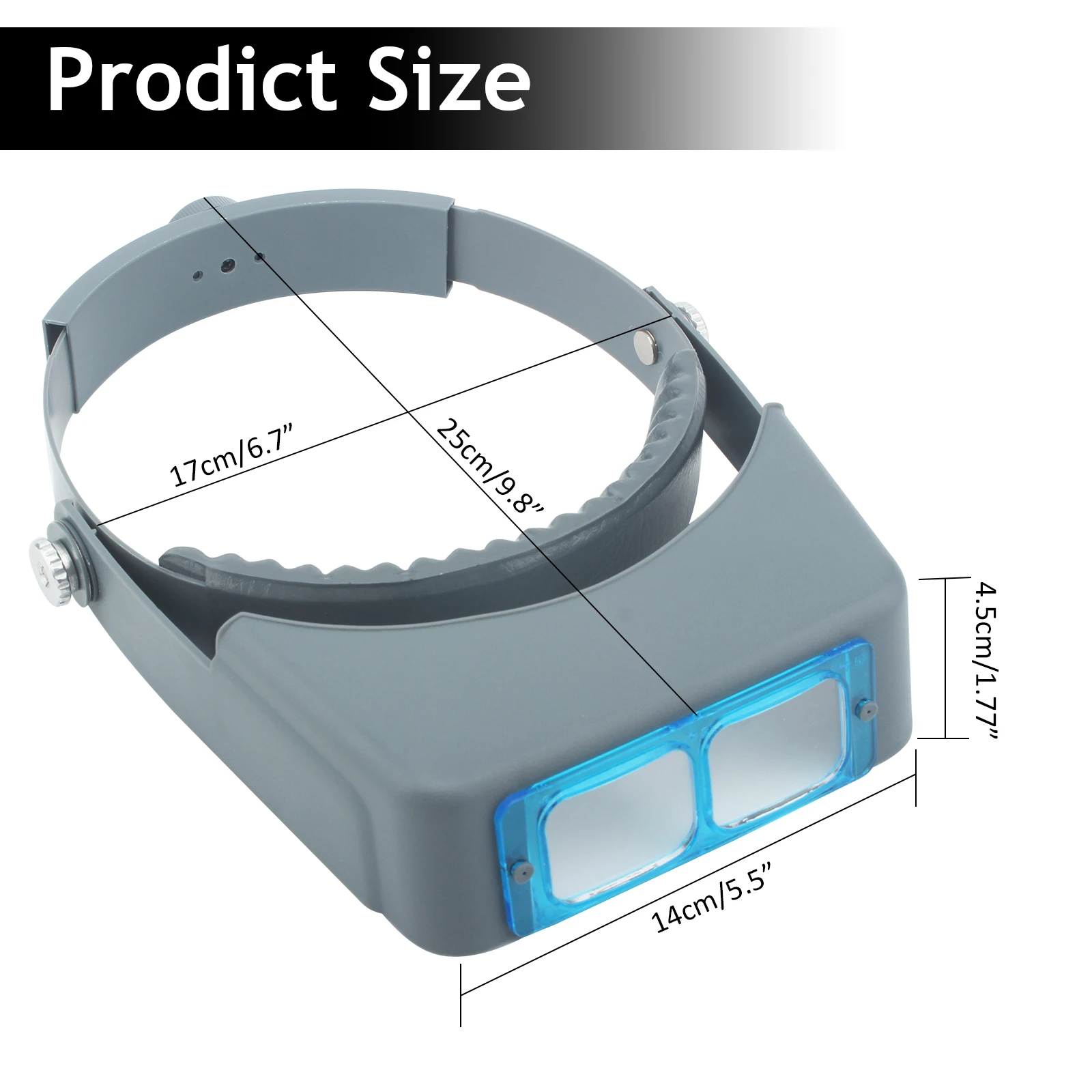Head-Mounted Double Lens Magni - Jewelry Watches Repair 리뷰 및 가격