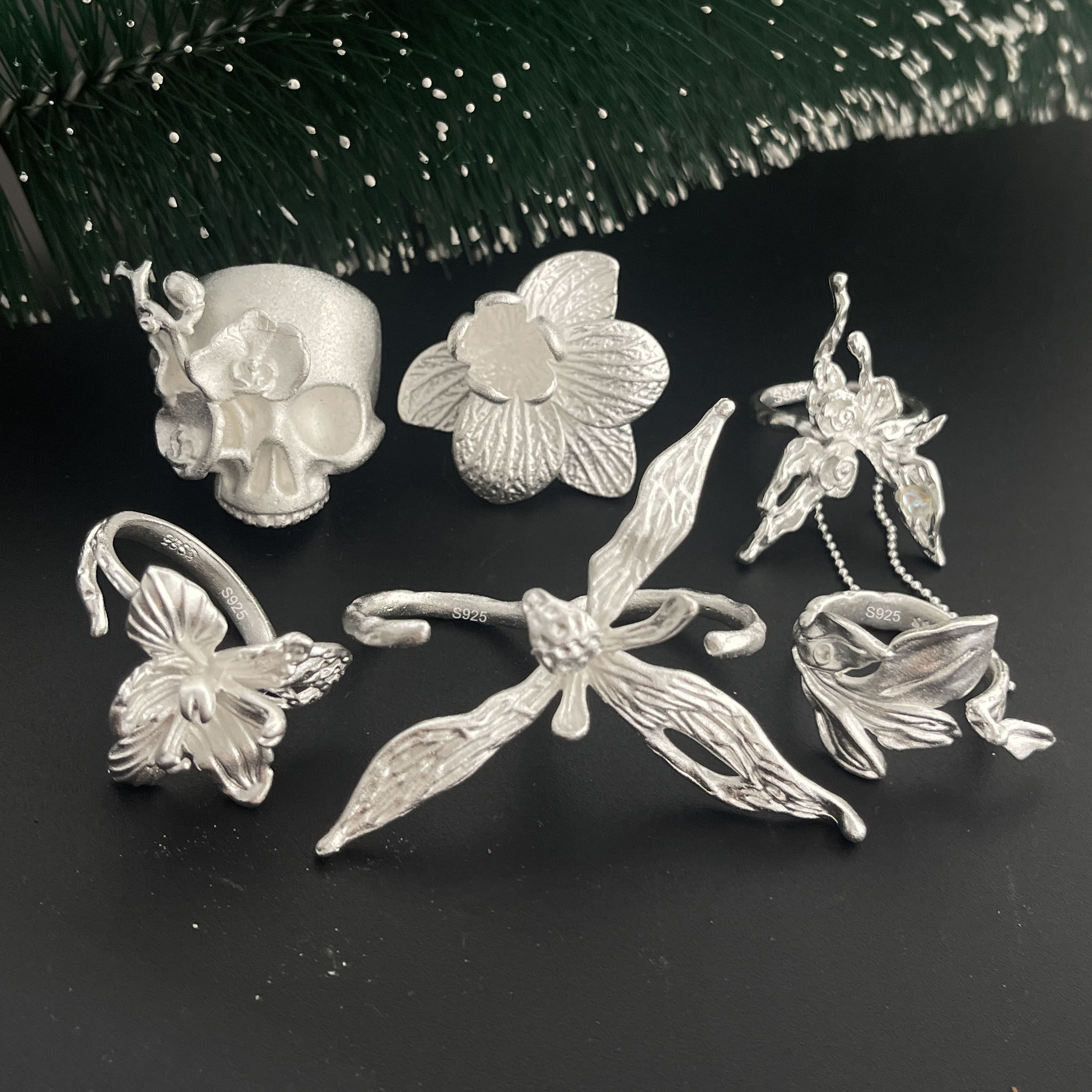 925 Sterling Silver Rings for  - Statement Cocktail Ring 리뷰 및 가격