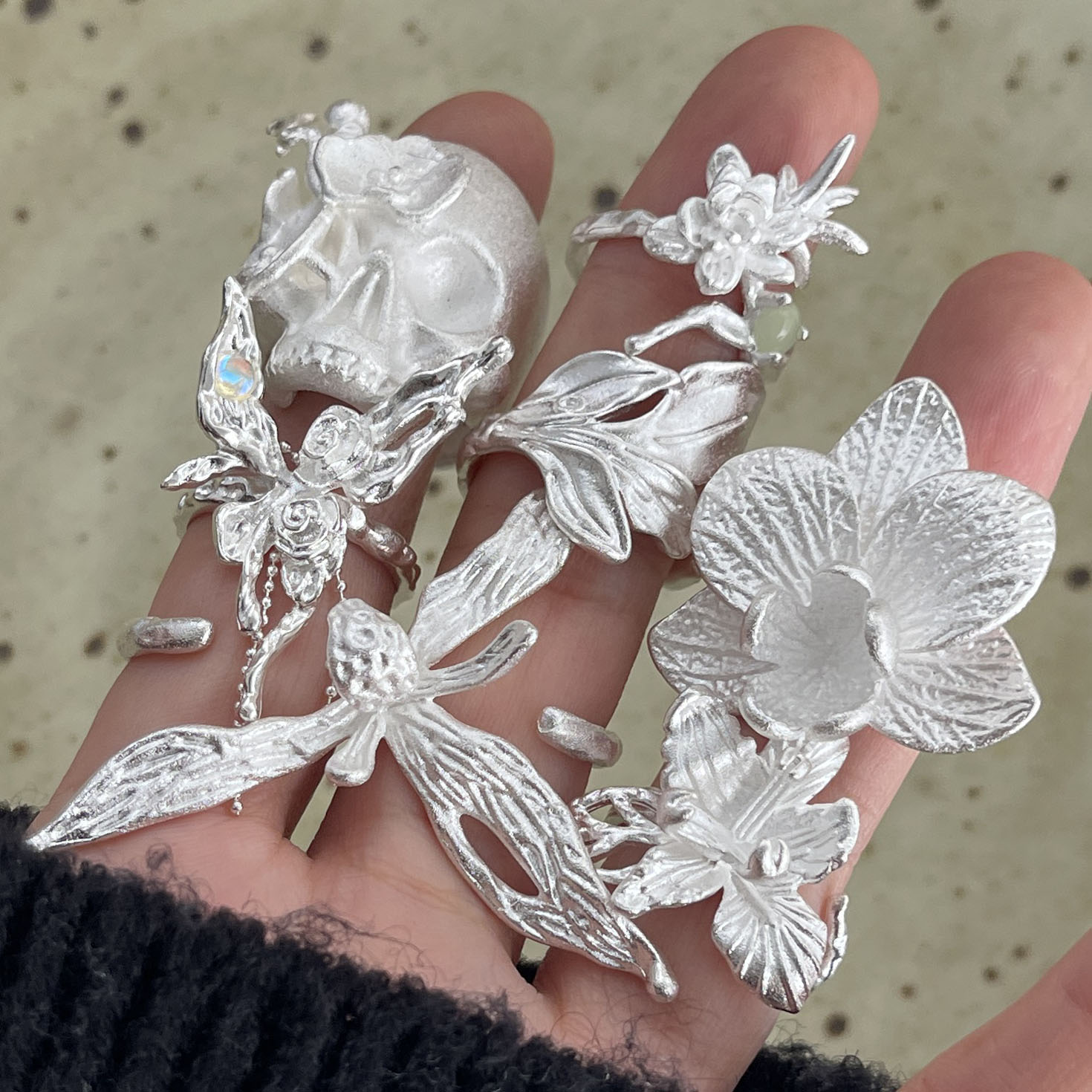 925 Sterling Silver Rings for  - Statement Cocktail Ring 리뷰 및 가격