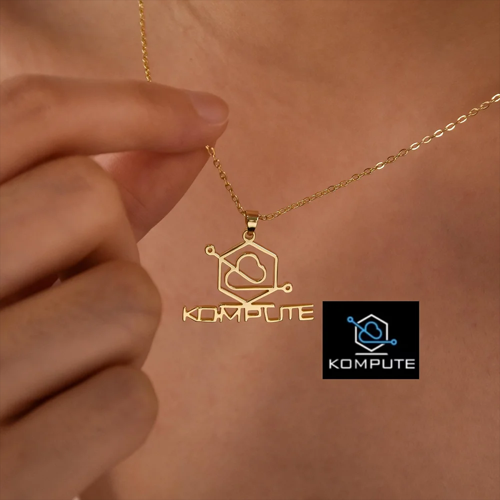 Custom Company Logo Necklace P - Engraved Name Necklace 리뷰 및 가격