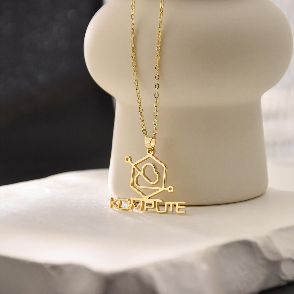 Custom Company Logo Necklace P - Engraved Name Necklace 리뷰 및 가격