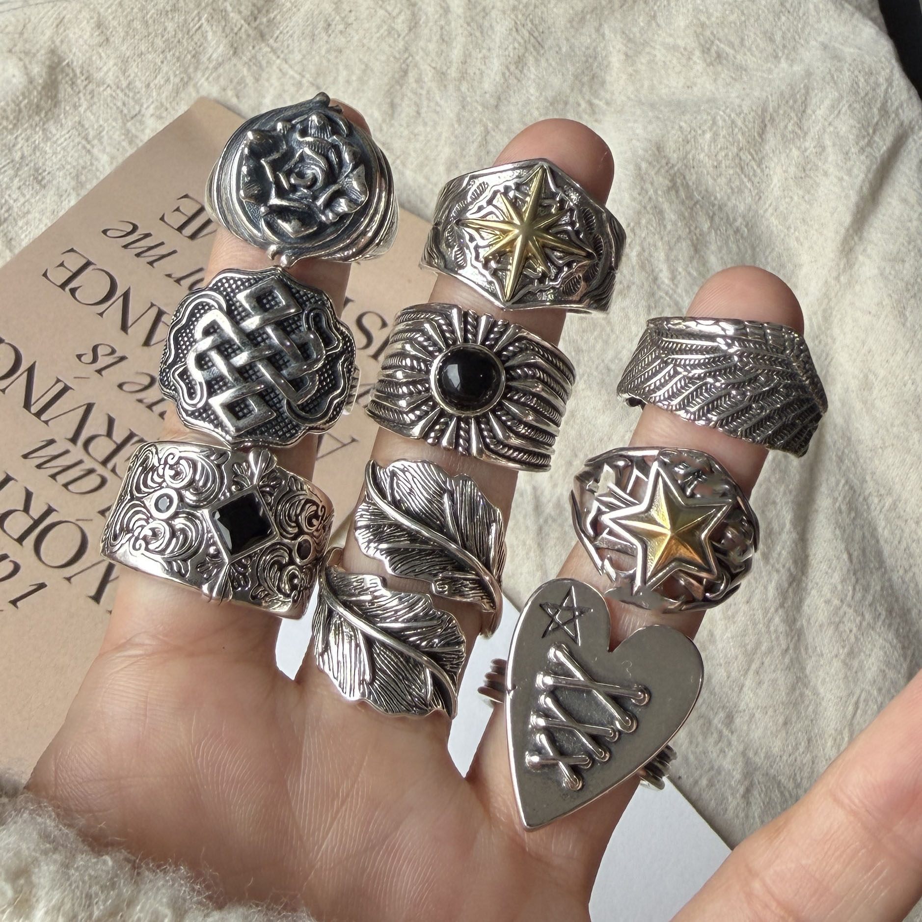925 Sterling Silver Rings For  - Statement Cocktail Ring 리뷰 및 가격