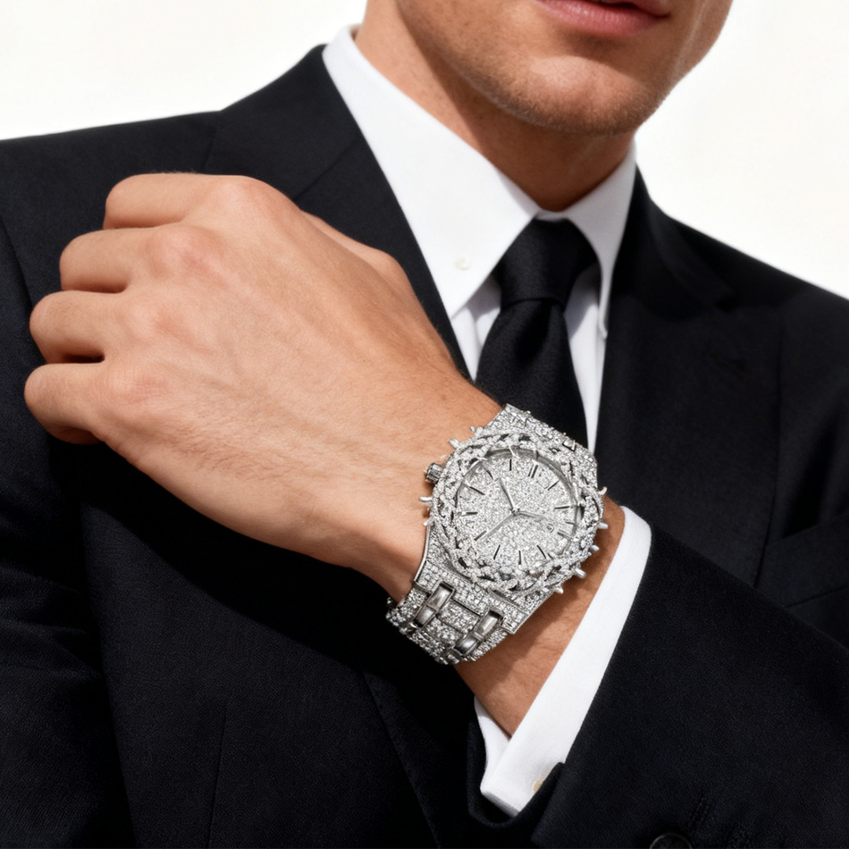 PINTIME Hot Fashion Full Diamo - Jewelry Watches Brands 리뷰 및 가격