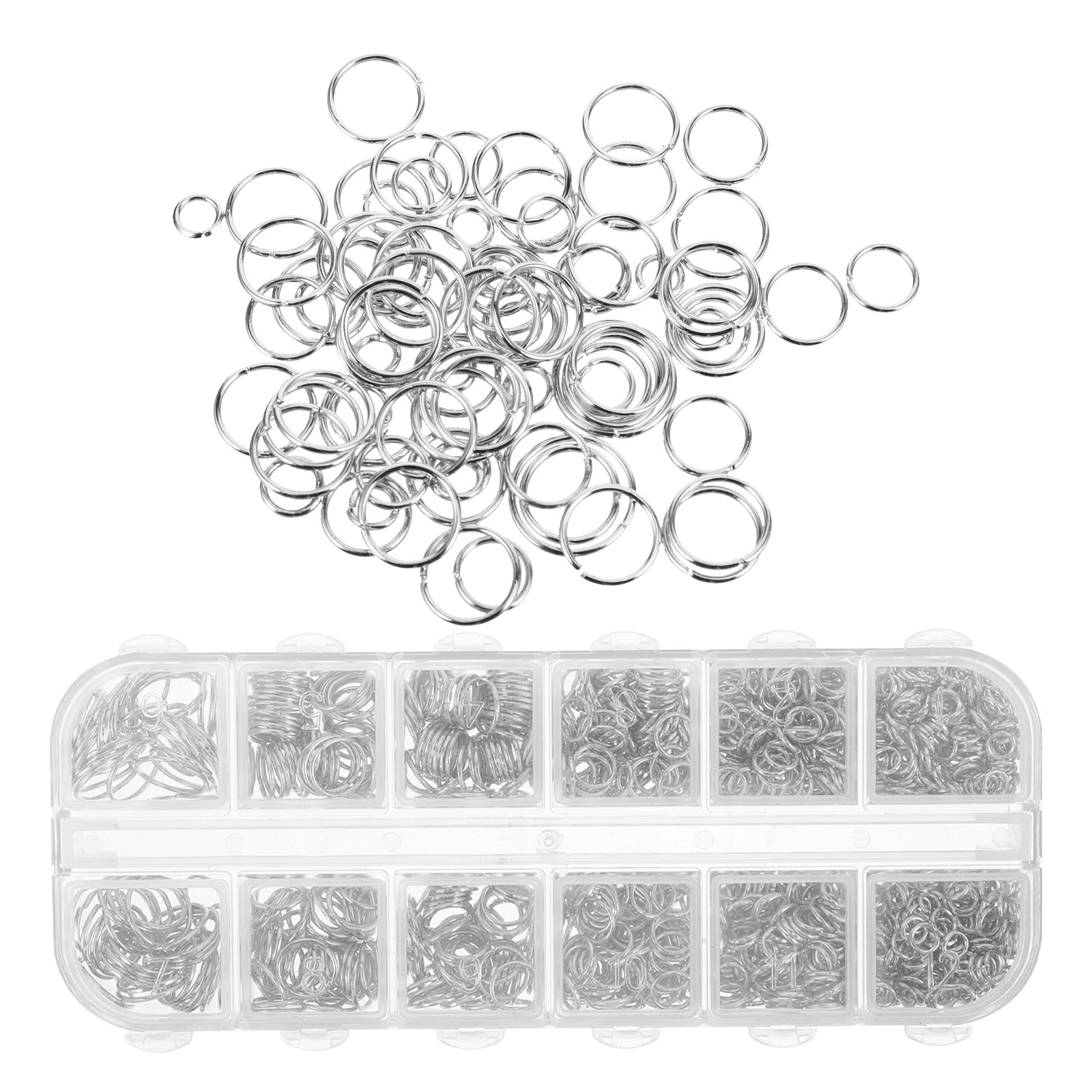 1200Pcs Metal Open Jump Rings  - Jewelry Repair & Watches Reviews 리뷰 및 가격