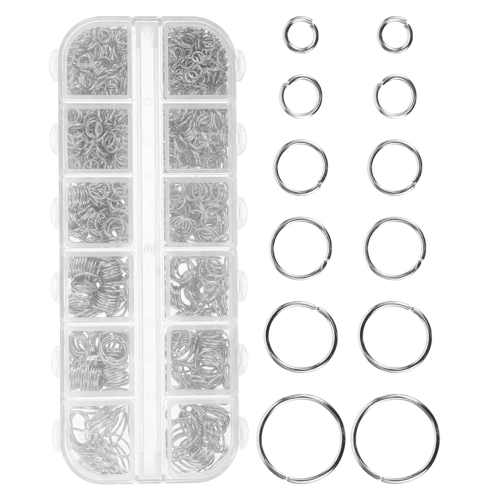 1200Pcs Metal Open Jump Rings  - Jewelry Repair & Watches Reviews 리뷰 및 가격