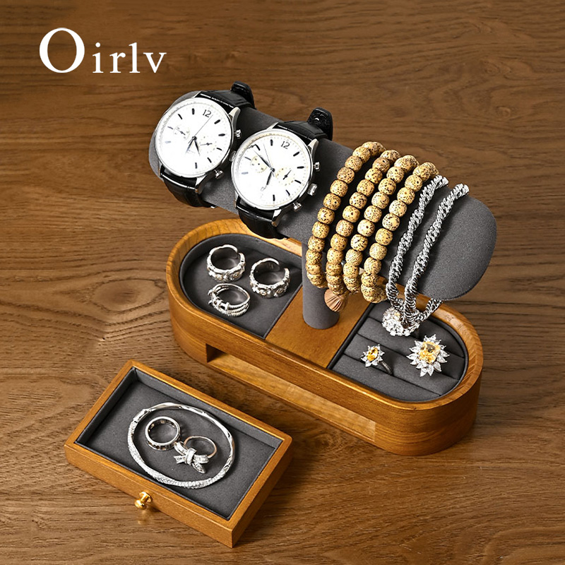Oirlv Solid Wood Watch Organiz - Jewelry Organizer Watches 리뷰 및 가격