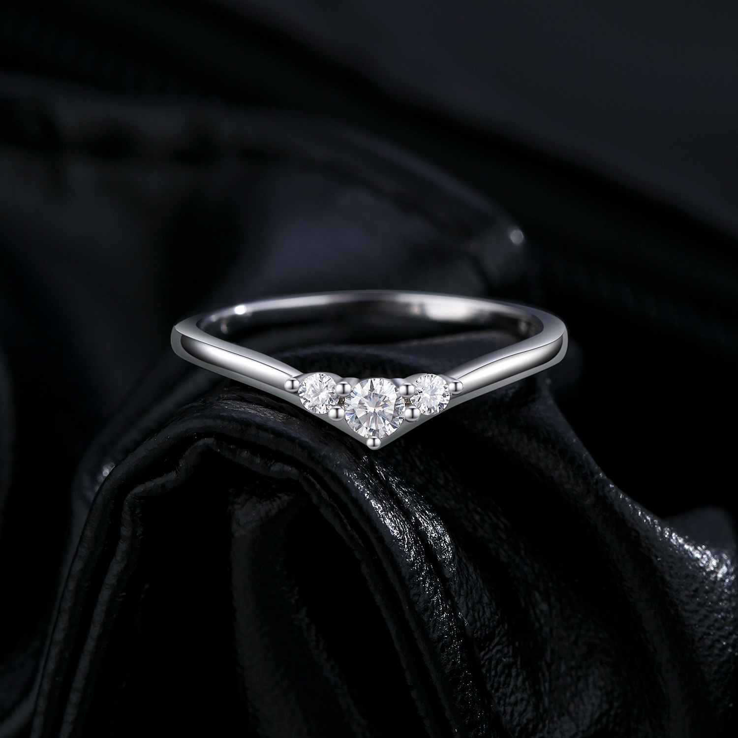 MODIAN Simple Eternity Moissan - Statement Cocktail Ring 리뷰 및 가격