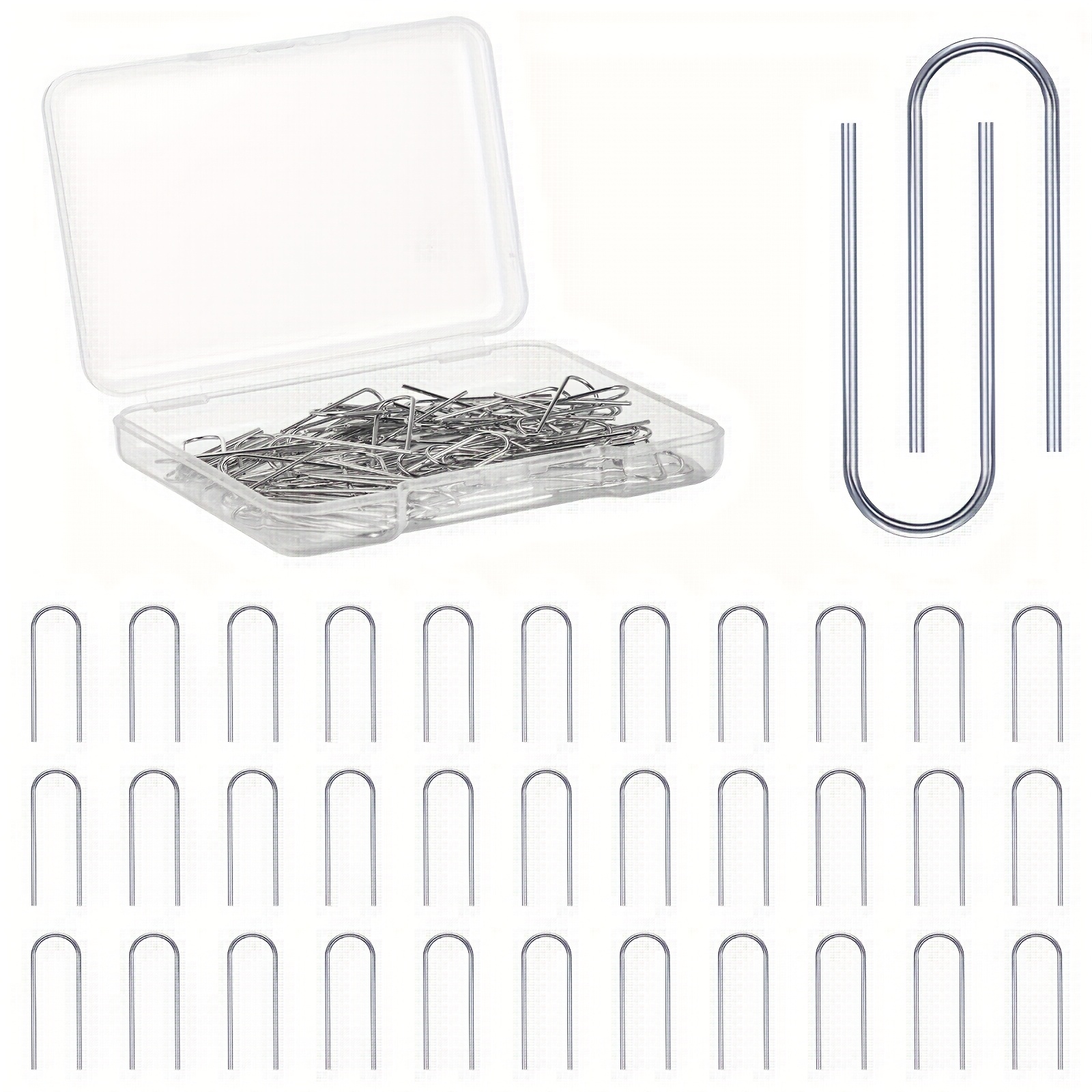 1 Box /100 Pieces U-shaped tit - Titanium Steel Ring 리뷰 및 가격