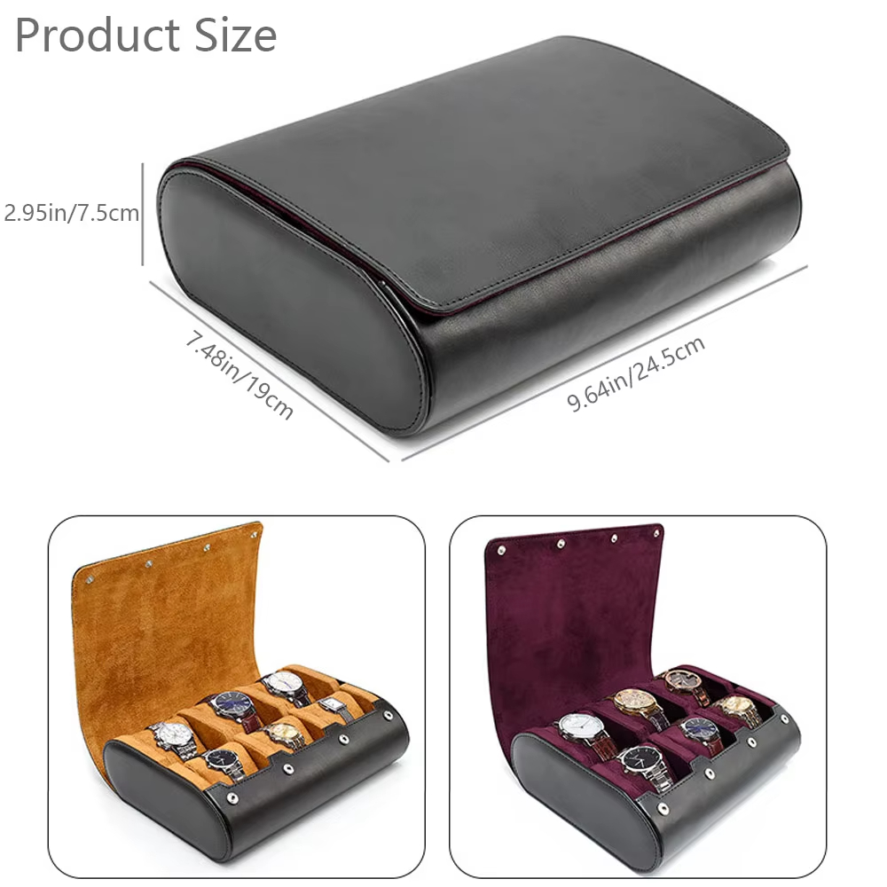 Watch Travel Case for Men Wome - Jewelry Organizer Watches 리뷰 및 가격