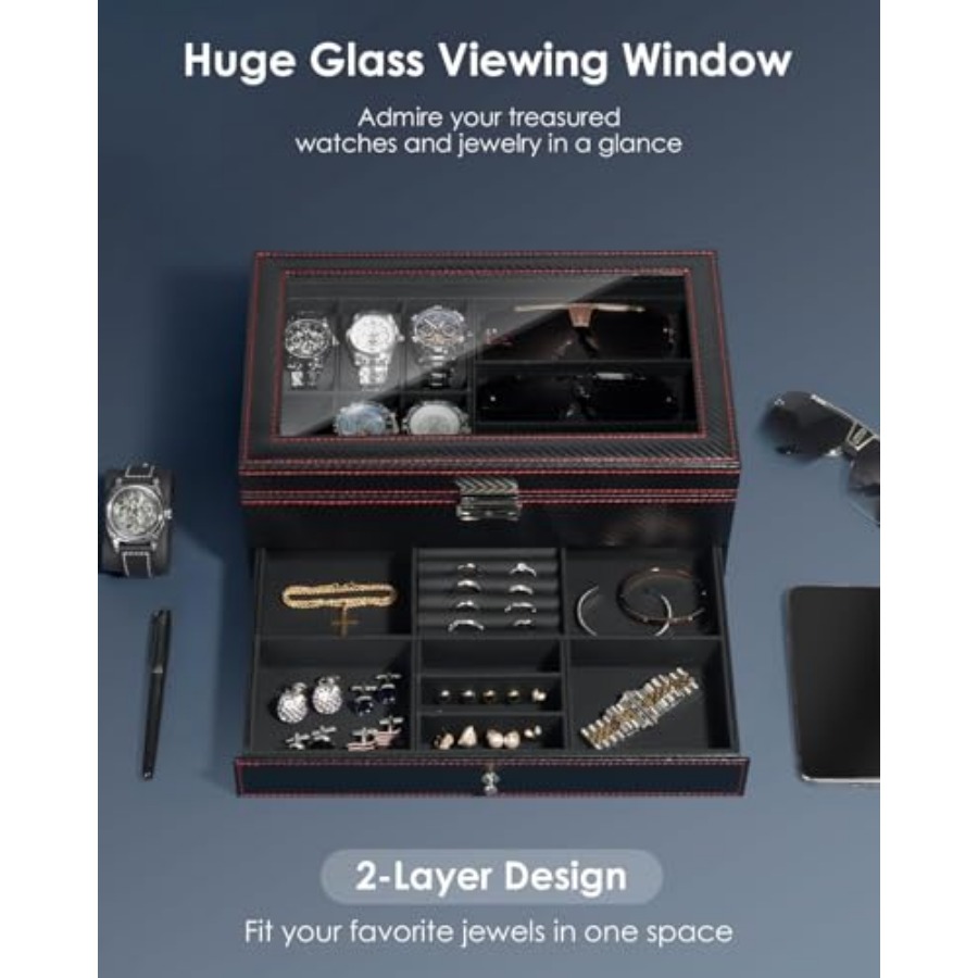 Watch Jewelry Box Organizer, 2 - Jewelry Organizer Watches 리뷰 및 가격
