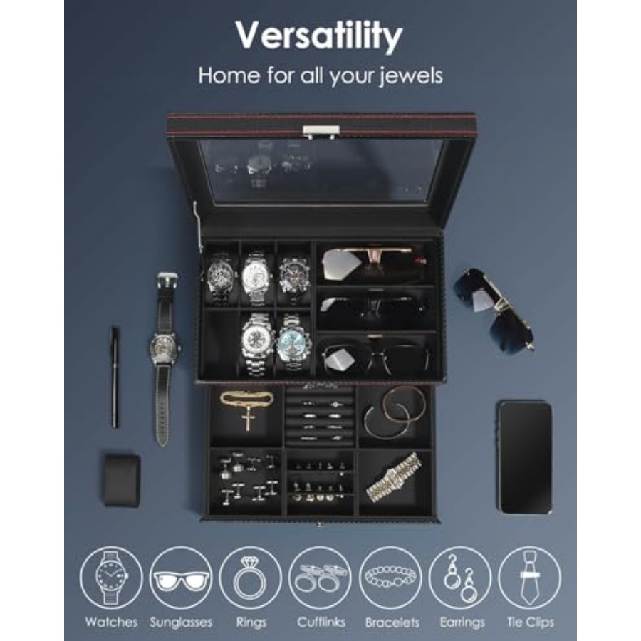 Watch Jewelry Box Organizer, 2 - Jewelry Organizer Watches 리뷰 및 가격