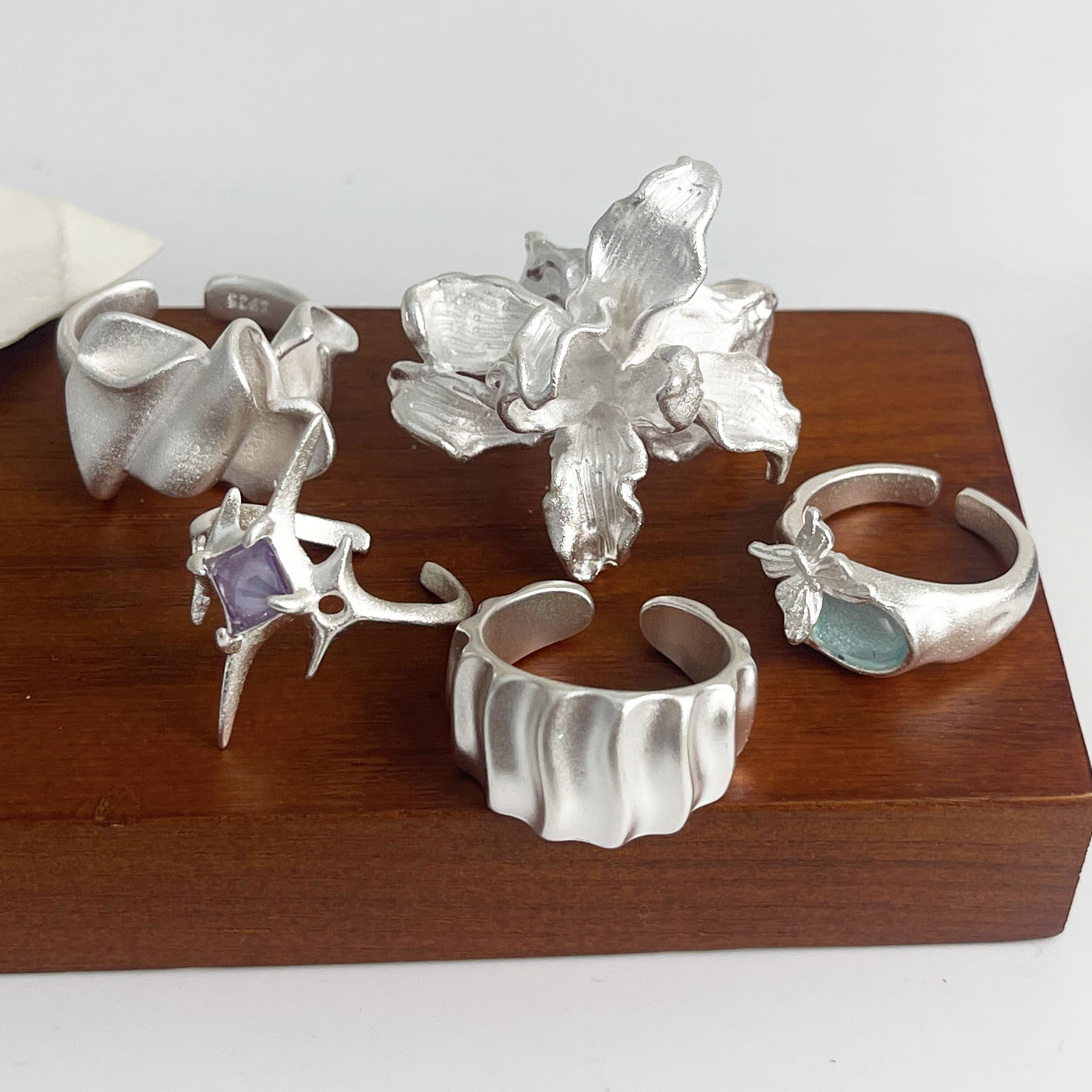 925 Sterling Silver Rings For  - Statement Cocktail Ring 리뷰 및 가격