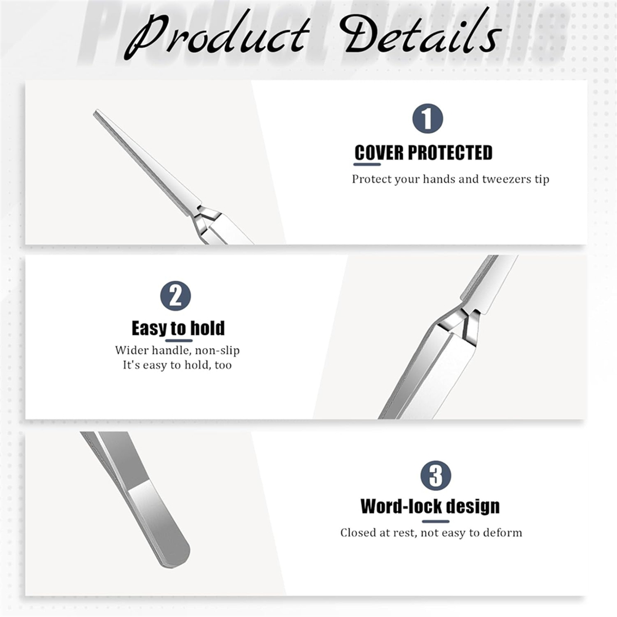 Craft Tweezers, 6 Pieces Locki - Jewelry Watches Repair 리뷰 및 가격