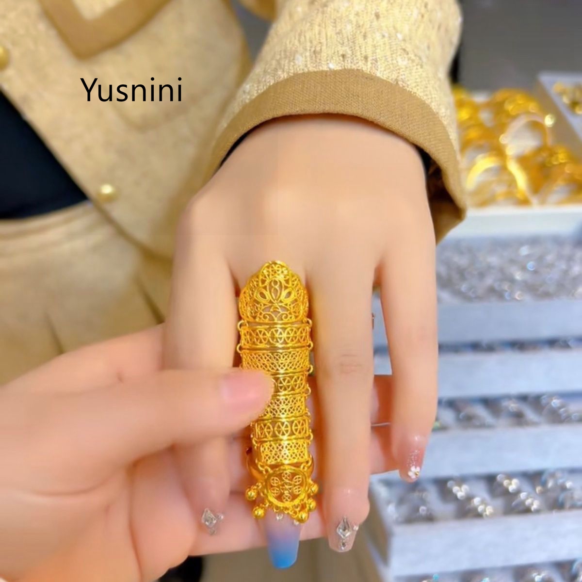 Hot Selling New Dubai Jewelry  - Statement Cocktail Ring 리뷰 및 가격
