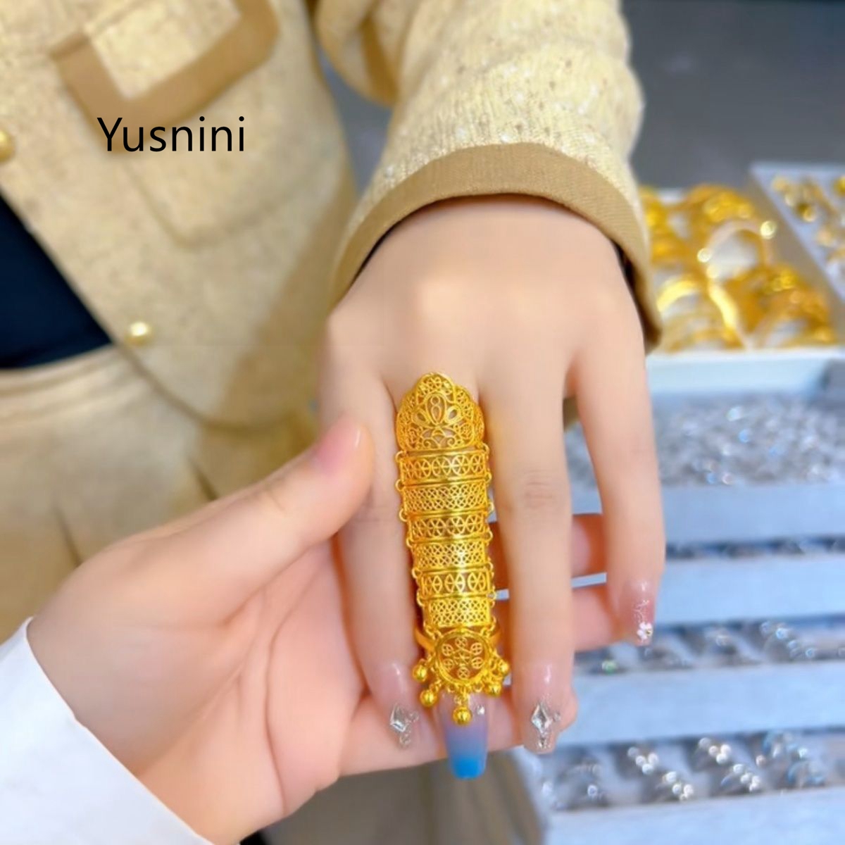 Hot Selling New Dubai Jewelry  - Statement Cocktail Ring 리뷰 및 가격