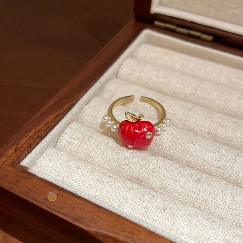 Christmas Apple Ring Red Cute  - Eve Jewelry & Watches Distribuidor Oficial Rolex Buenos Aires 리뷰 및 가격