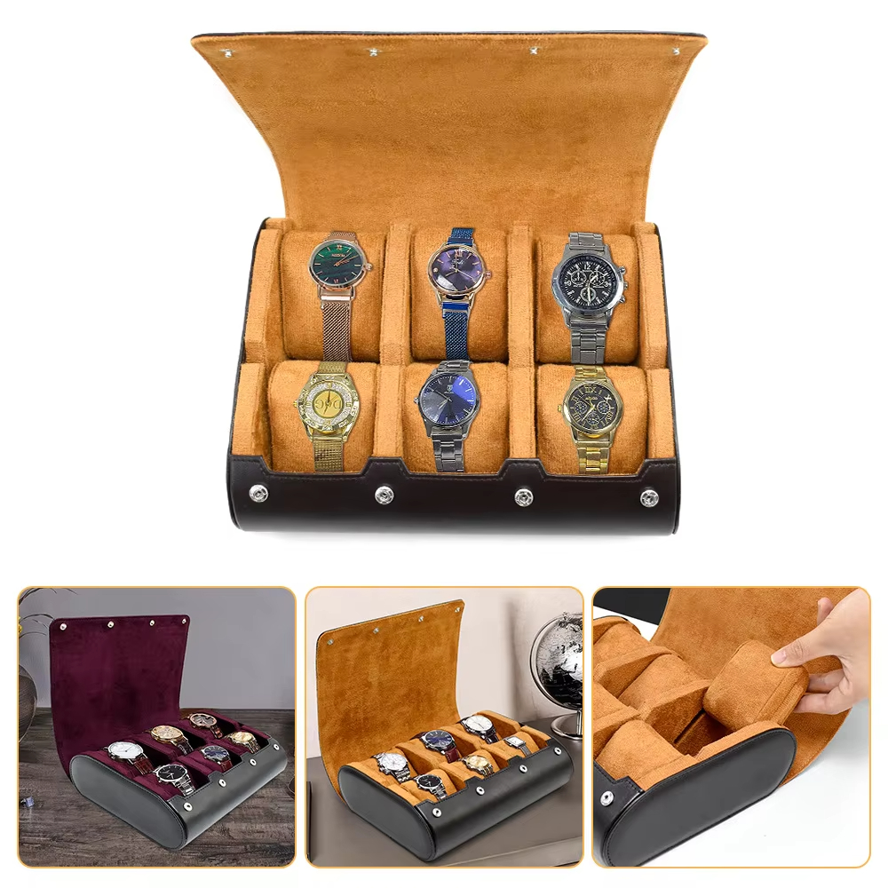 Watch Travel Case for Men Wome - Jewelry Organizer Watches 리뷰 및 가격