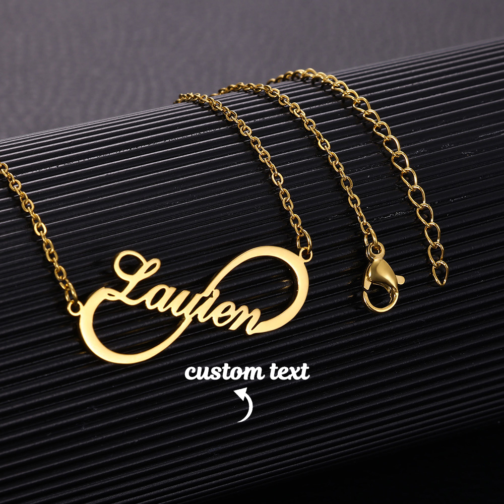 Custom Name Infinity Necklaces - Engraved Name Necklace 리뷰 및 가격