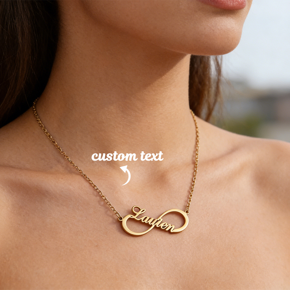 Custom Name Infinity Necklaces - Engraved Name Necklace 리뷰 및 가격