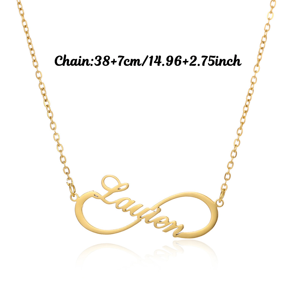 Custom Name Infinity Necklaces - Engraved Name Necklace 리뷰 및 가격