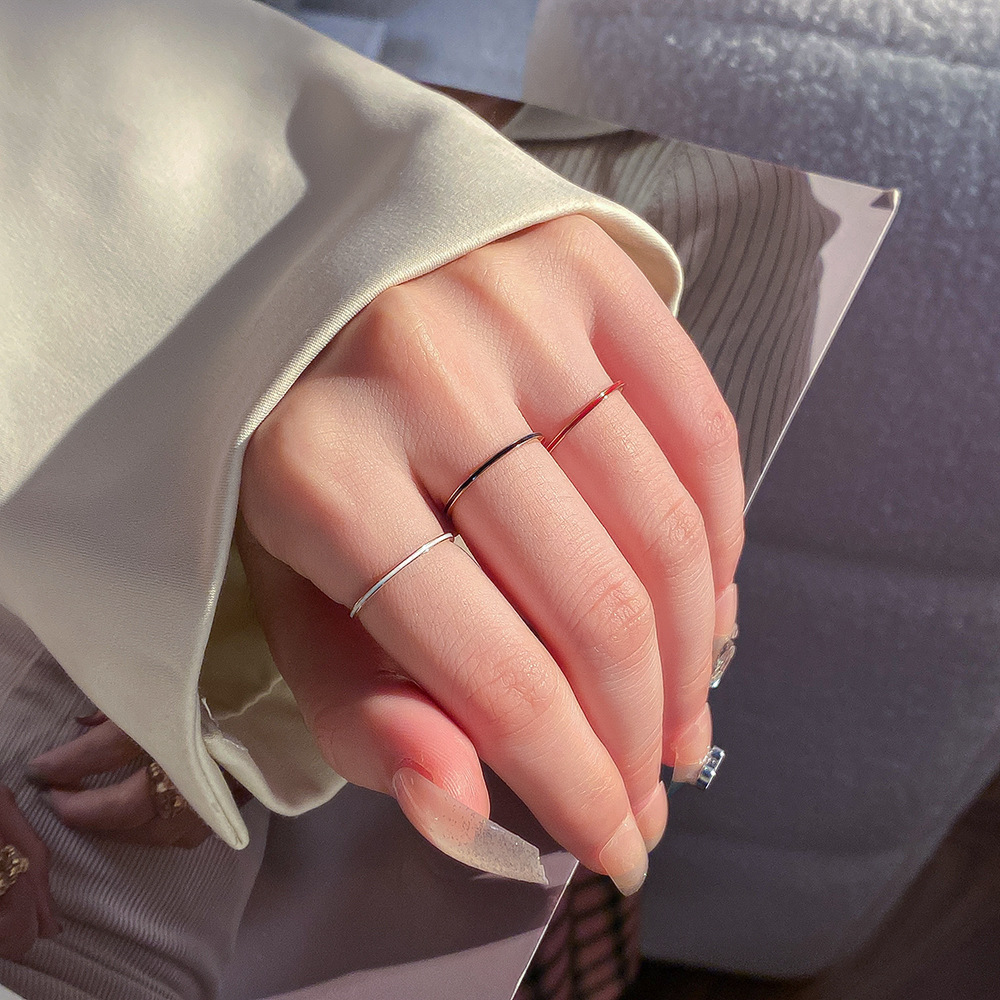 Titanium Steel Rose Gold Color - Titanium Steel Ring 리뷰 및 가격